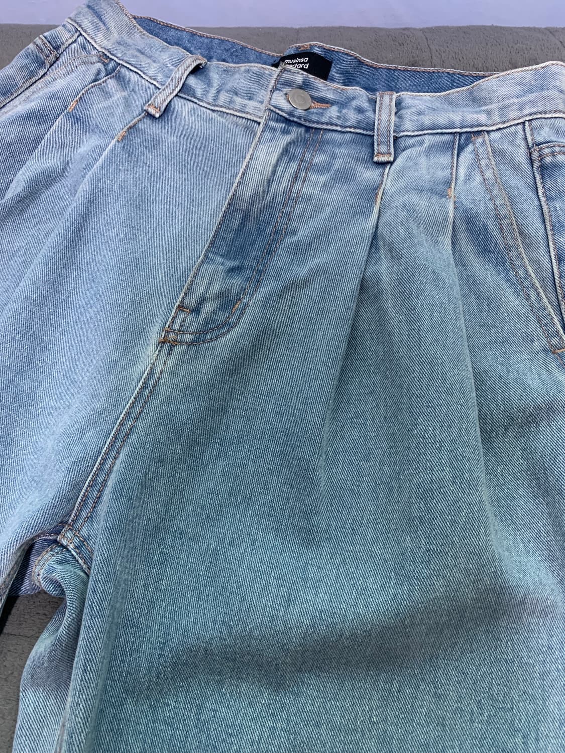 무탠다드 투턱와이드데님 30 상품이미지4