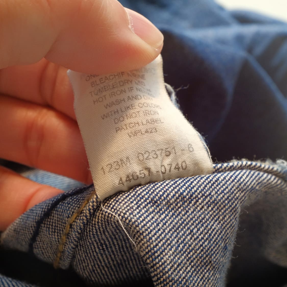 1980's Made In HONG KONG Levi’s Denim  상품이미지9