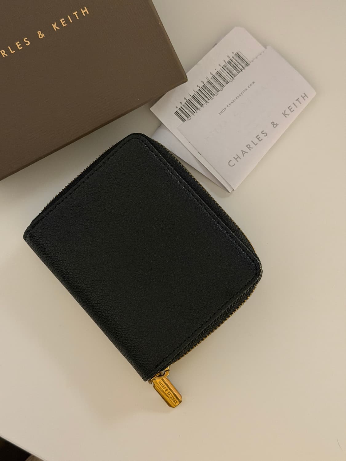 찰스앤키스 블랙 XXS 사이즈 지갑 블랙 버건디 상품이미지2