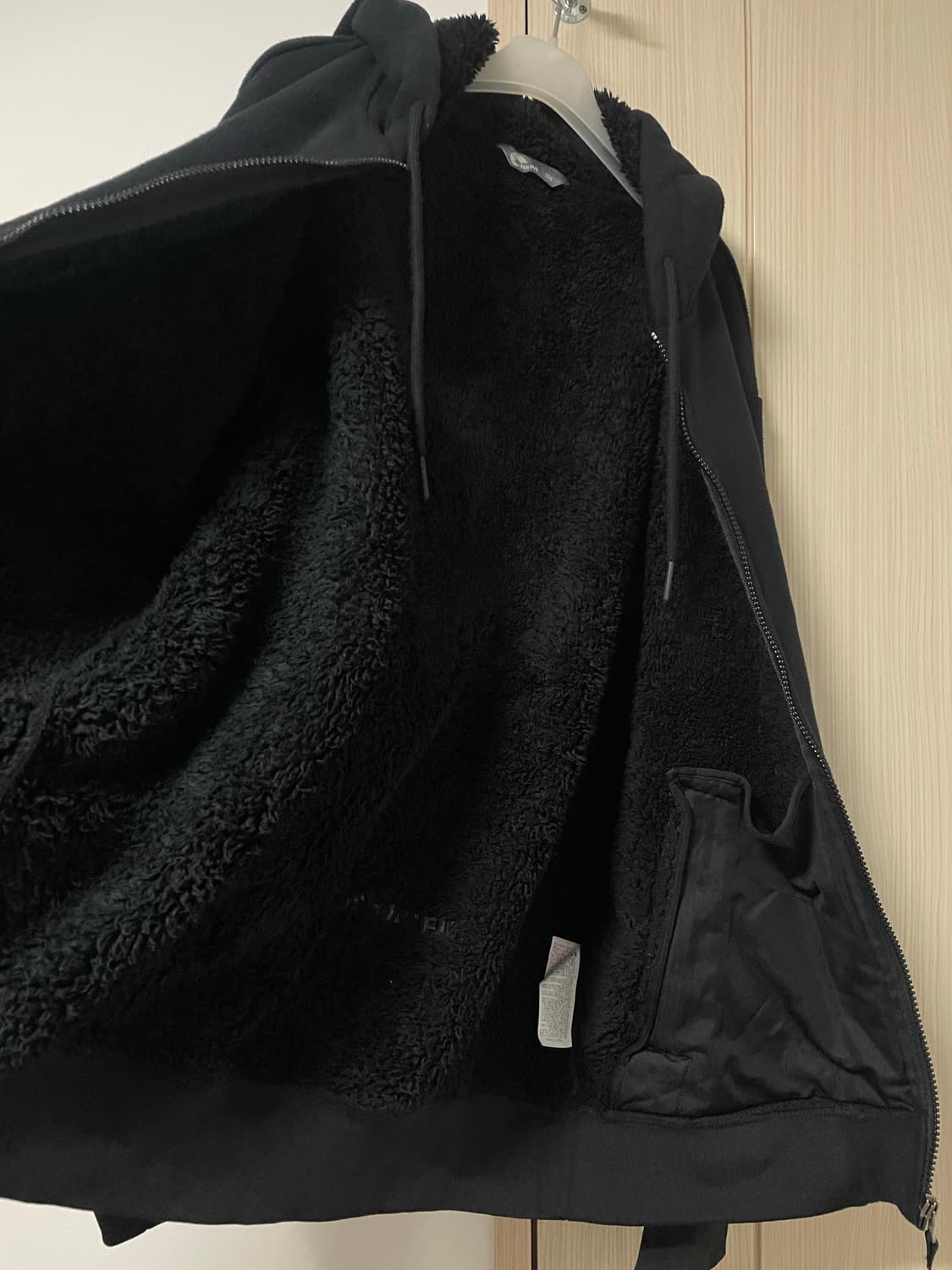 네파 남성 플리스 후드 집업 블랙 105 상품이미지9