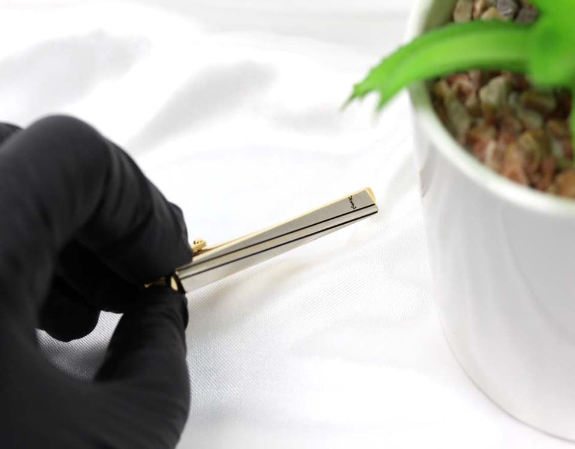 입생로랑 B+등급 5.5cm 남자 명품 넥타이핀 빈티지 상품이미지4