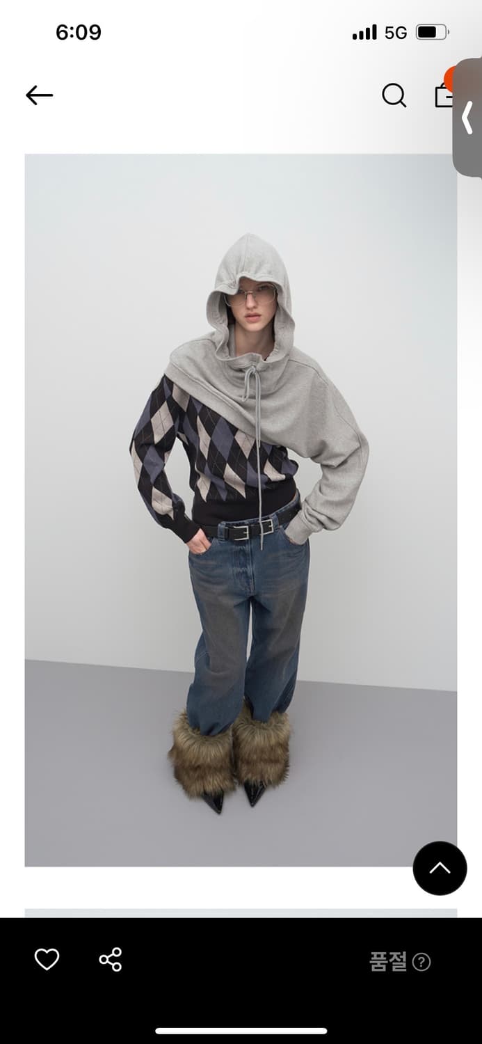 lcdctm hooded muffler grey 상품이미지3