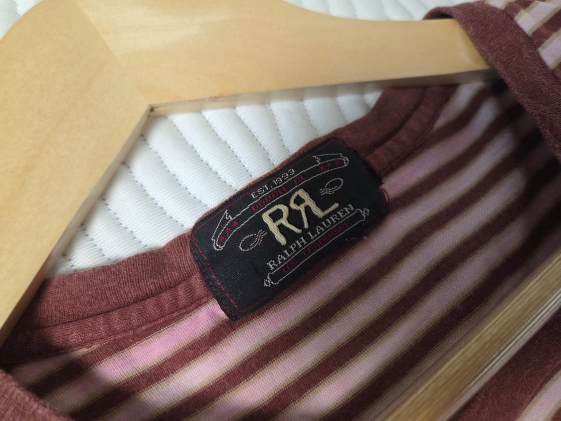 RRL 더블알엘 워시드 스트라이프 반팔 티셔츠 M 상품이미지2