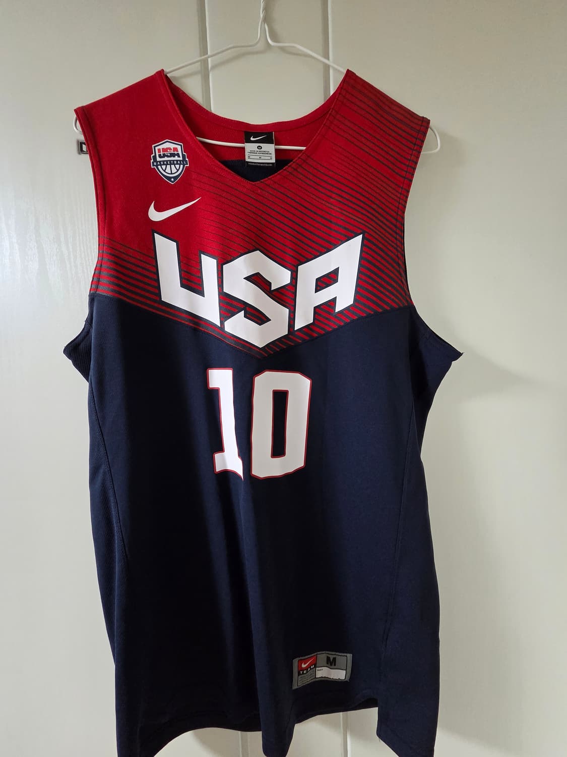 (L) 나이키 USA 미국 농구대표팀 유니폼(어 빙) 상품이미지1
