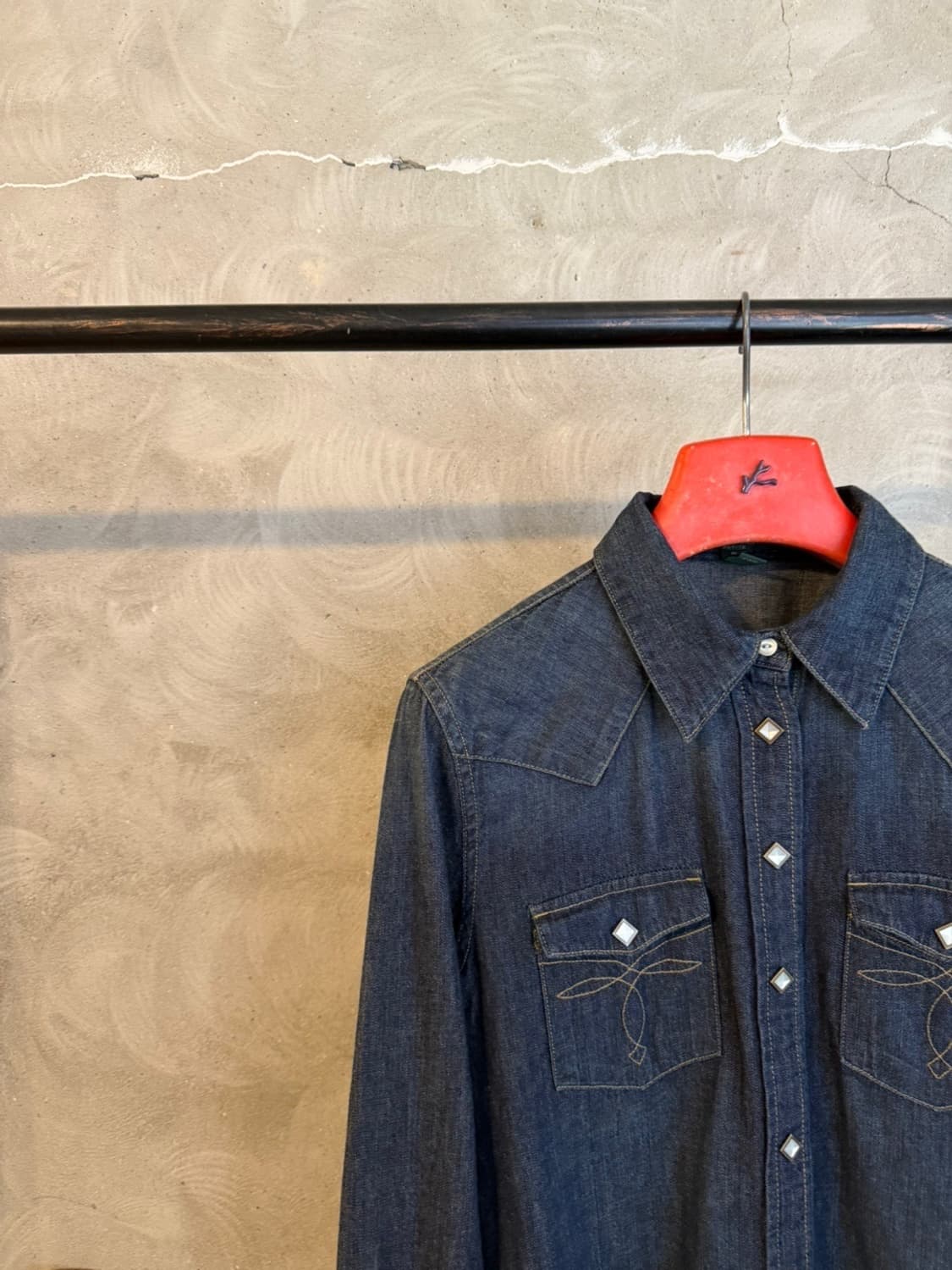 랄프로렌 데님 웨스턴 셔츠 55~66 상품이미지2