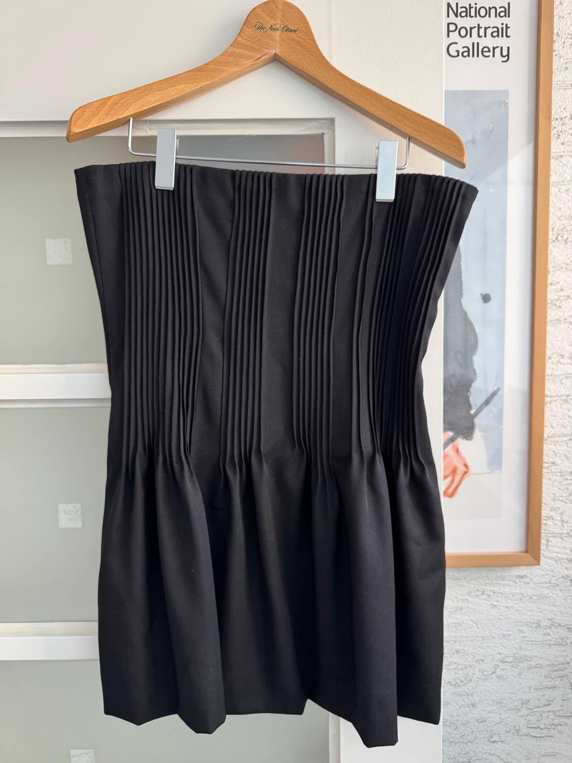 [Nina Ricci] 니나리치 블랙 플리츠 미니 탑 원피스 상품이미지1