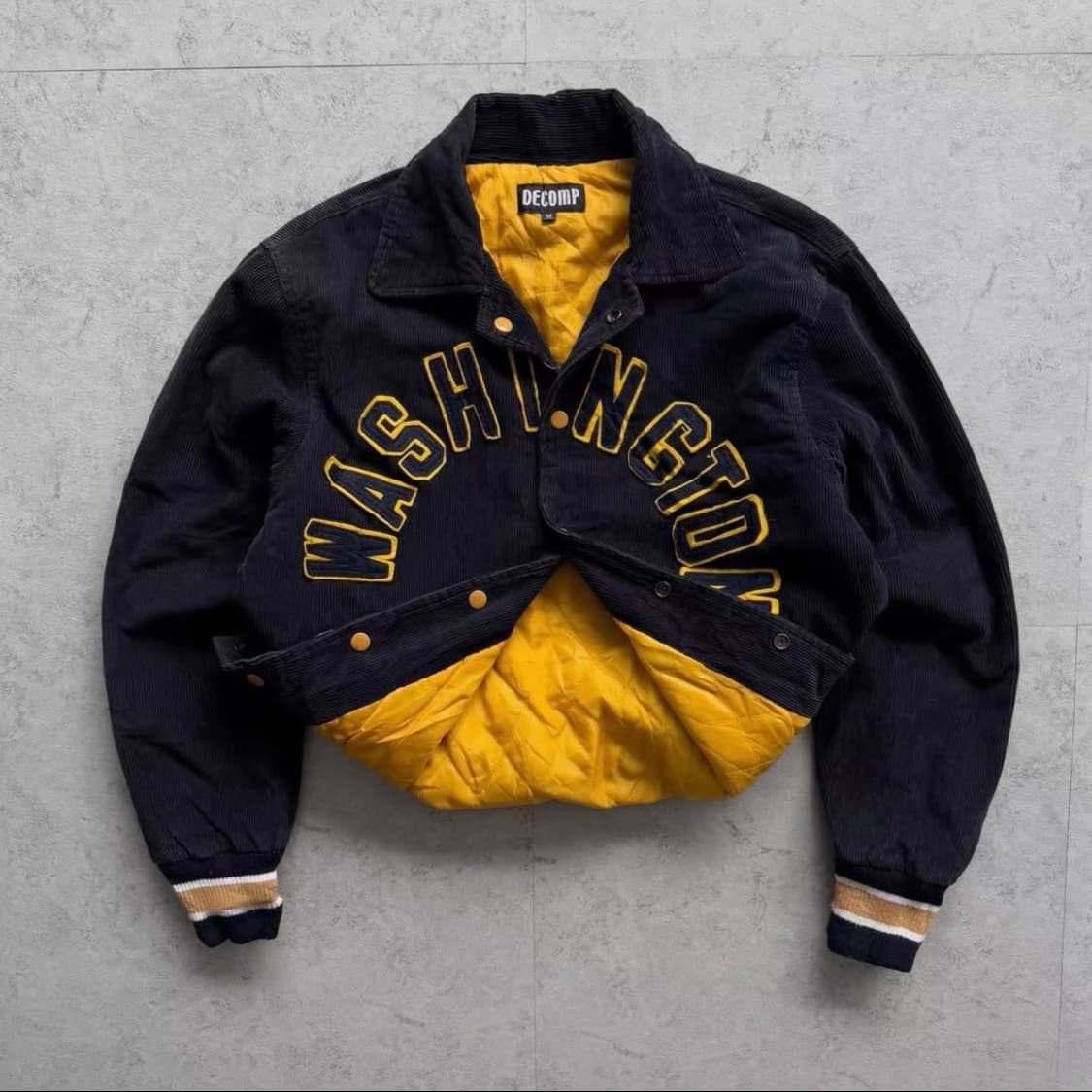 00s 빈티지 네이비 코듀로이 박시핏 봄버 자켓 상품이미지4