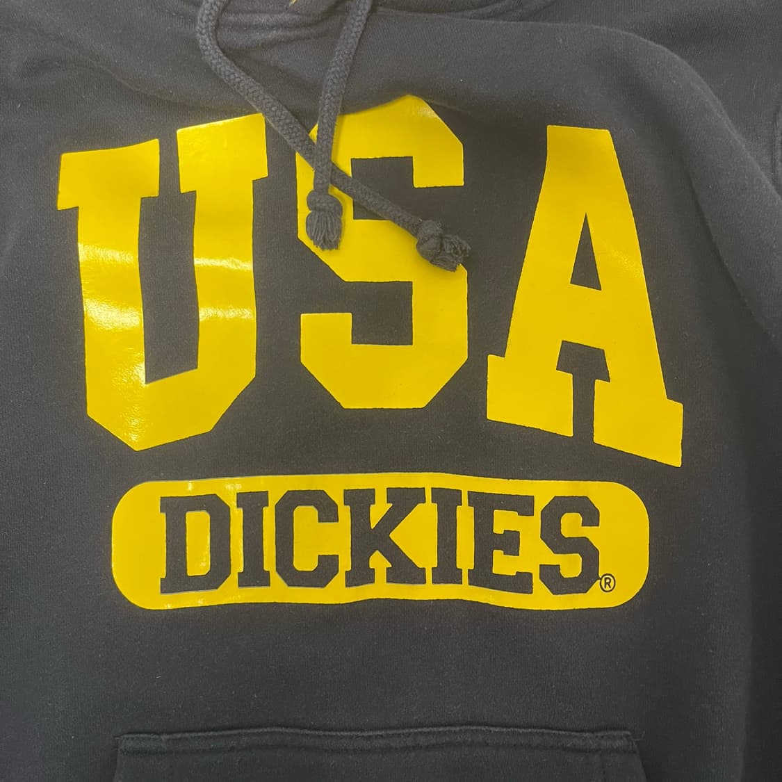 디키즈 USA 빅로고 기모 후드티 네이비 M 상품이미지2