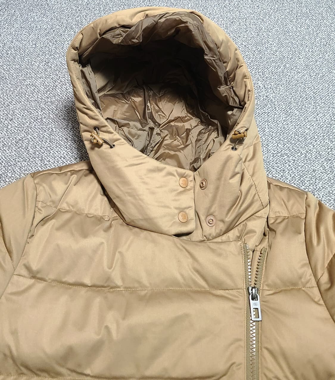 코오롱 스포츠 여성 구스 패딩 M  90  베이지 상품이미지3