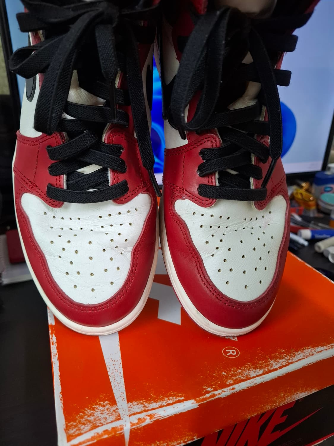 나이키 에어 조던 1 하이 OG 시카고 285mm 상품이미지7