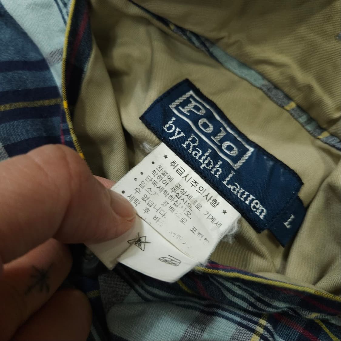 폴로 랄프 로렌 양면 바라쿠타 L 상품이미지7