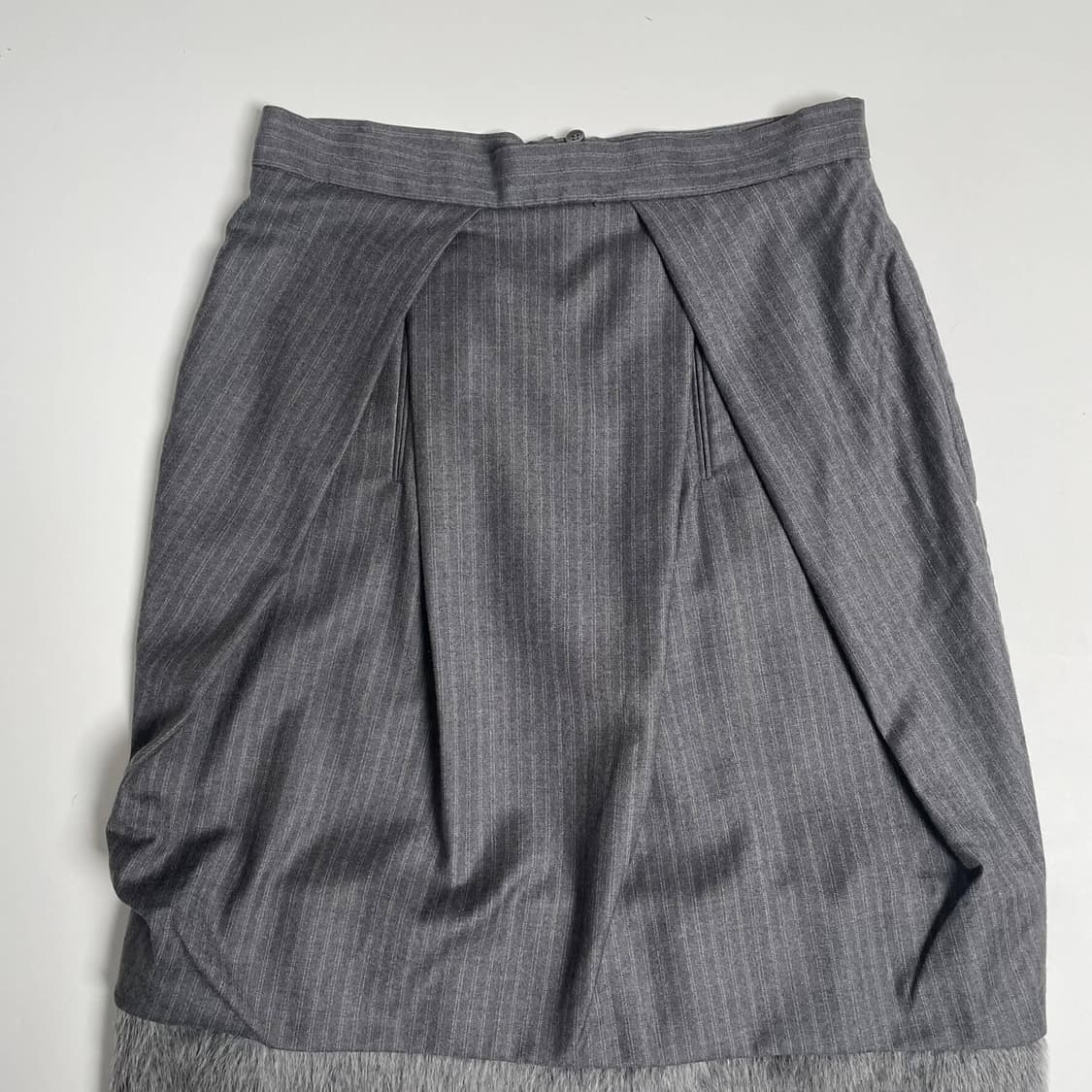 Cividini 퍼 레이어드 스커트 (italy)   상품이미지2