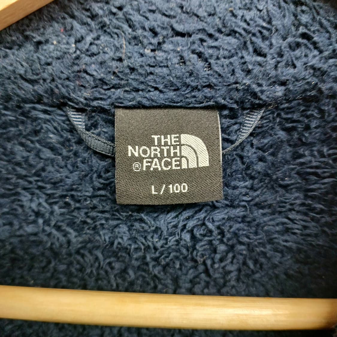 노스페이스 심플 네이비 후리스 집업 자켓 100 상품이미지4