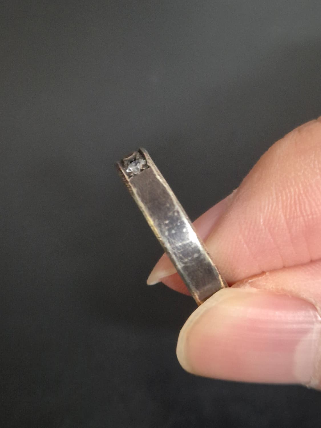 비주류 7pave ring(white) 15호 팝니다 상품이미지2