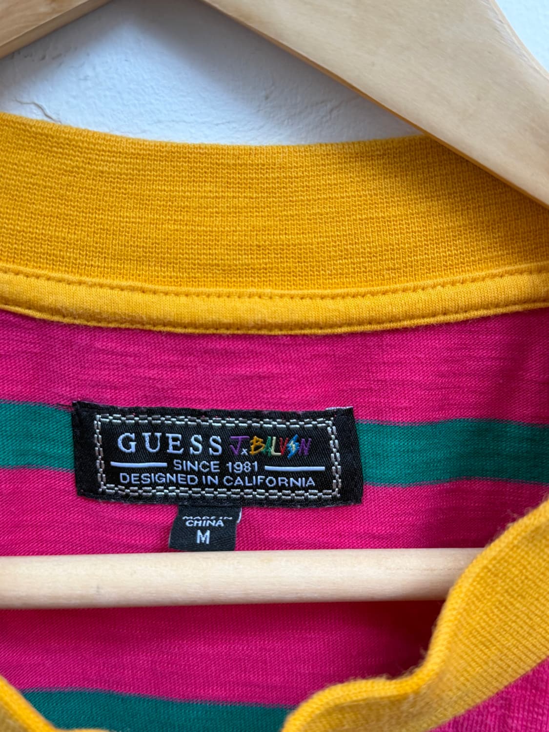 Guess x J Balvin 스트라이프 반팔티 M 상품이미지2