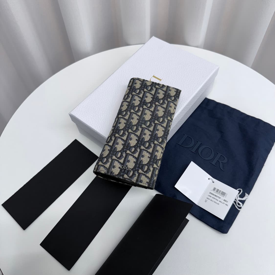 [정품] 디올 오블리크 장지갑 베이지 상품이미지1