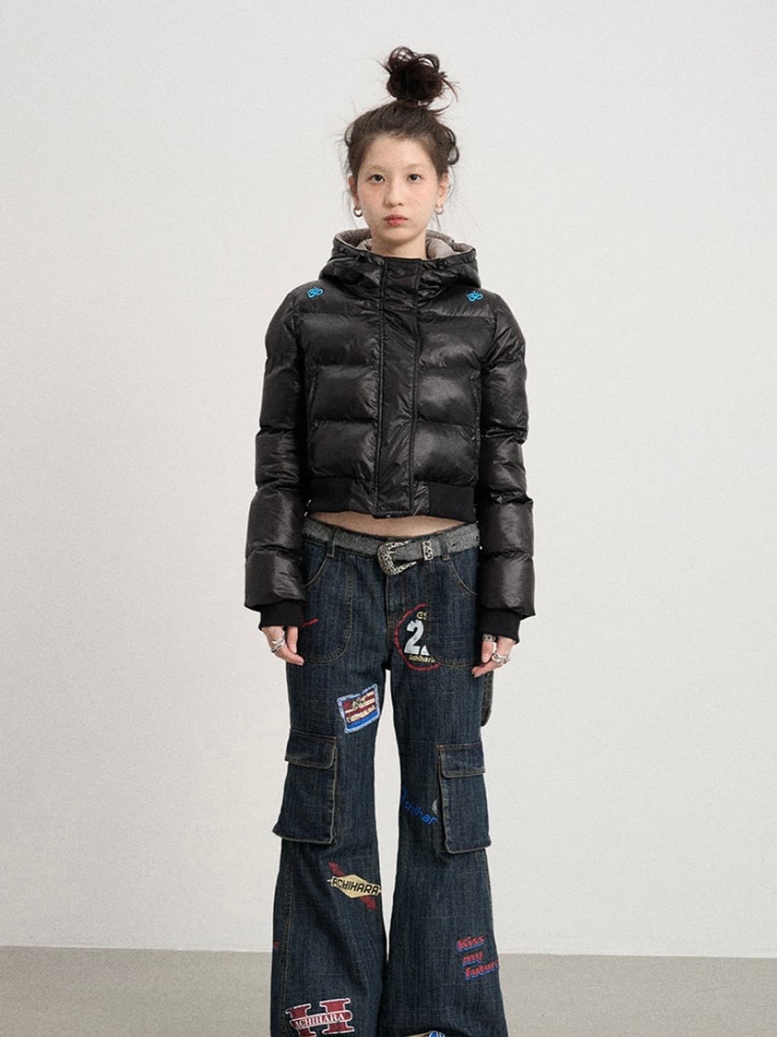 achihara 테스트메커니즘 디얼마이키코 숏패딩  상품이미지2