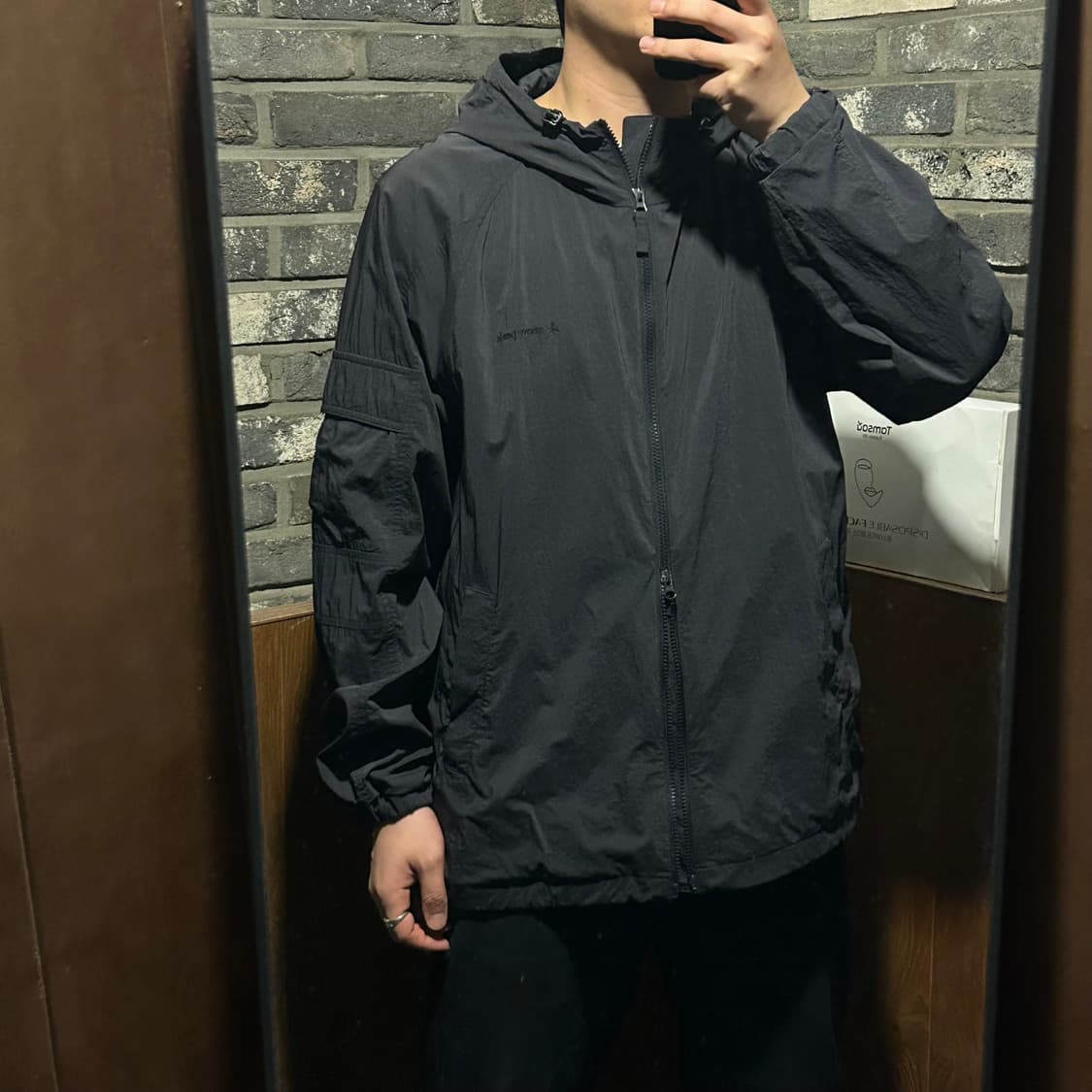 XXL) 스노우피크 후드 바람막이 2way 집업 상품이미지9
