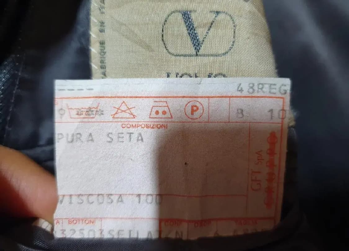 vtg 발렌티노 남성 95 실크 100% 블레이저 자켓 상품이미지8