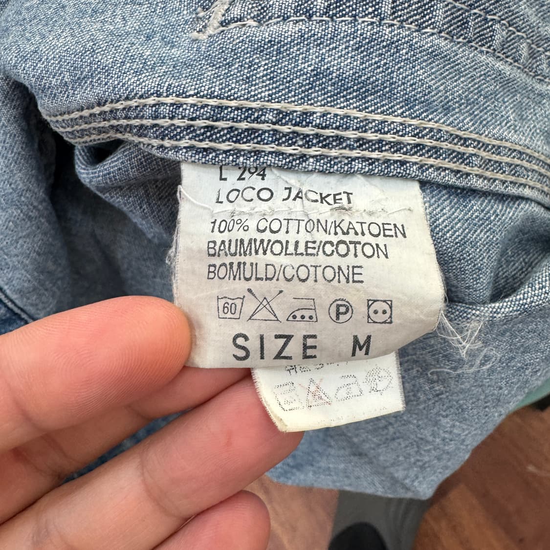 M(95~100) Lee 90s 데님 Loco Jacket 상품이미지10