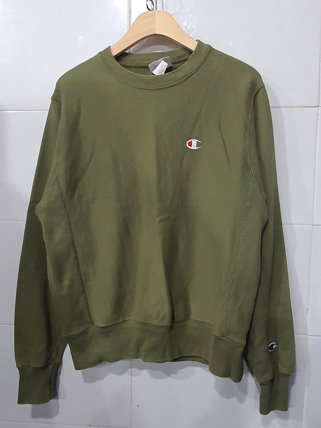 챔피온 남성 기모 맨투맨 상품이미지1