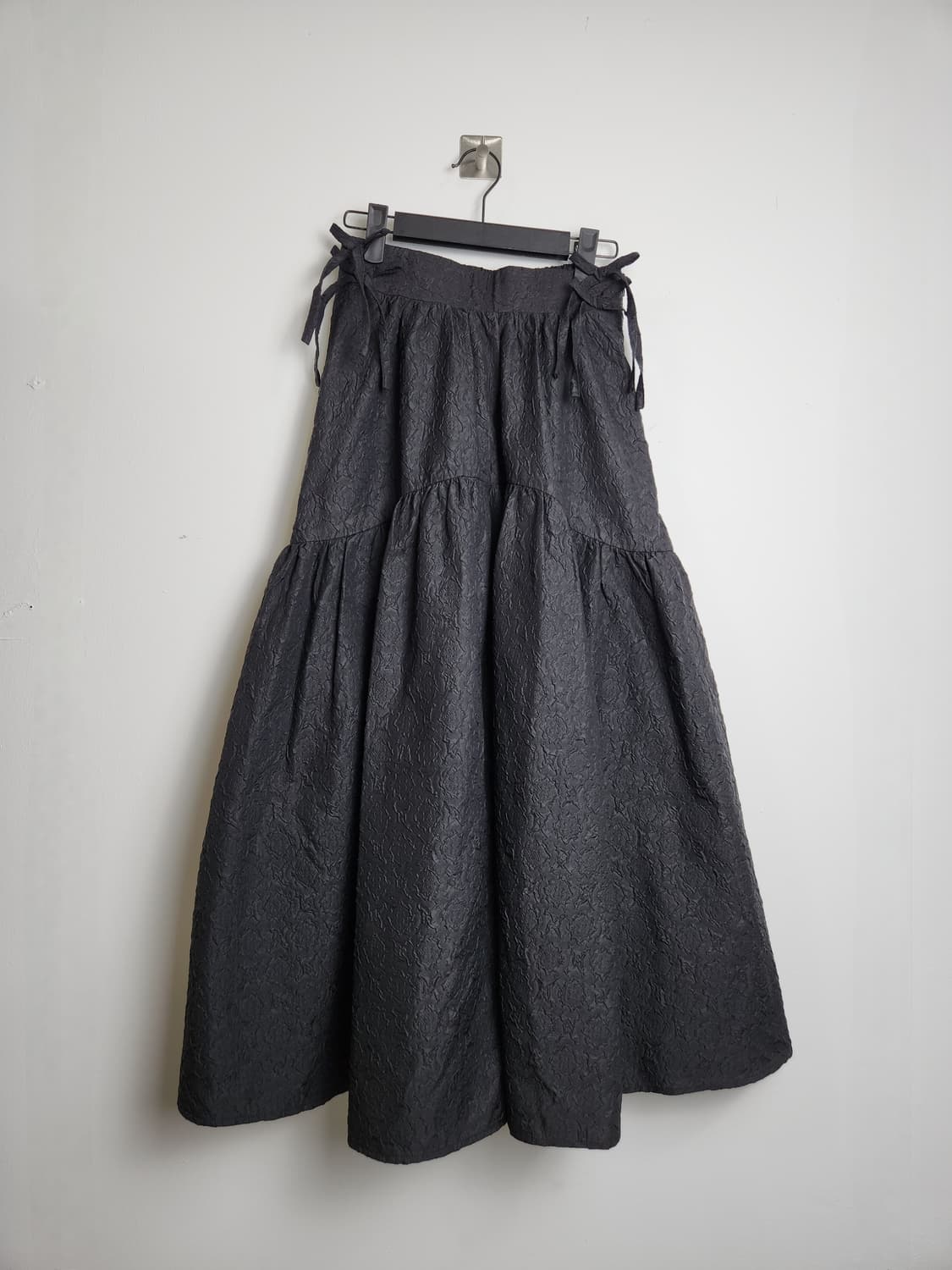 리본 패턴 롱 스커트 상품이미지6