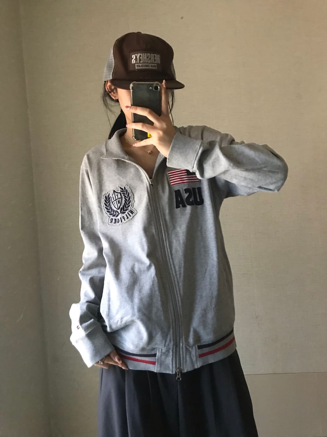타미힐피거 투웨이 USA 면집업 상품이미지1