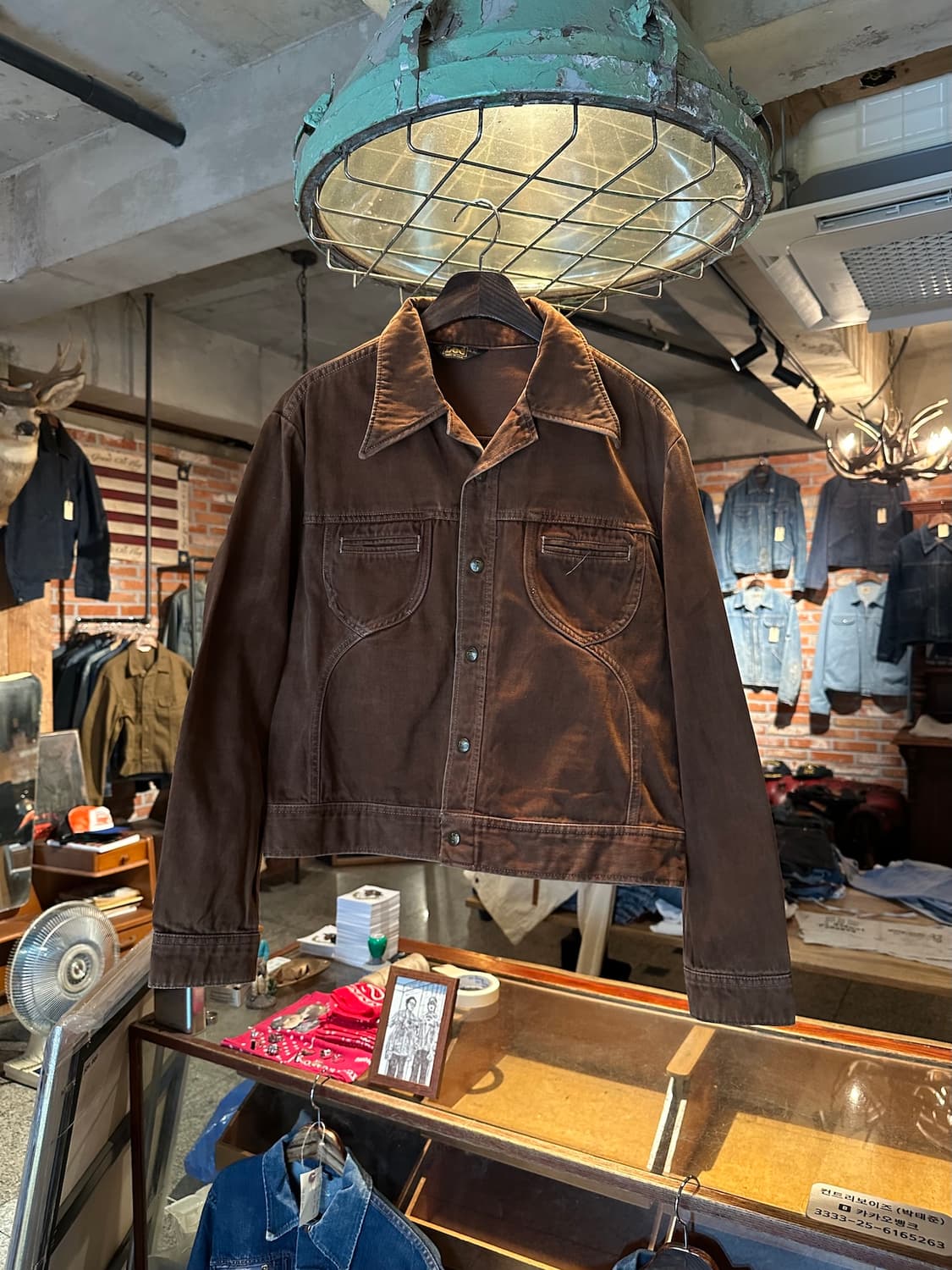 70s USA LEE Moleskin Western Jacket 상품이미지1