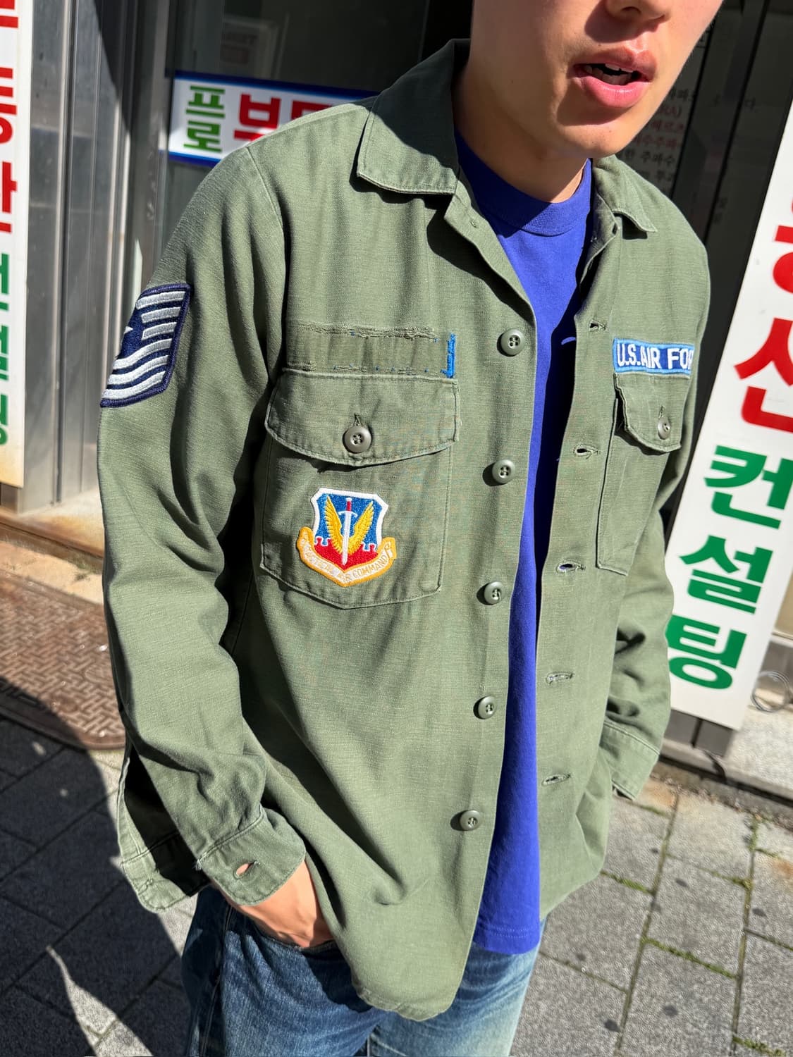 70s USAF TAC Master Sergeant OG-107 상품이미지1