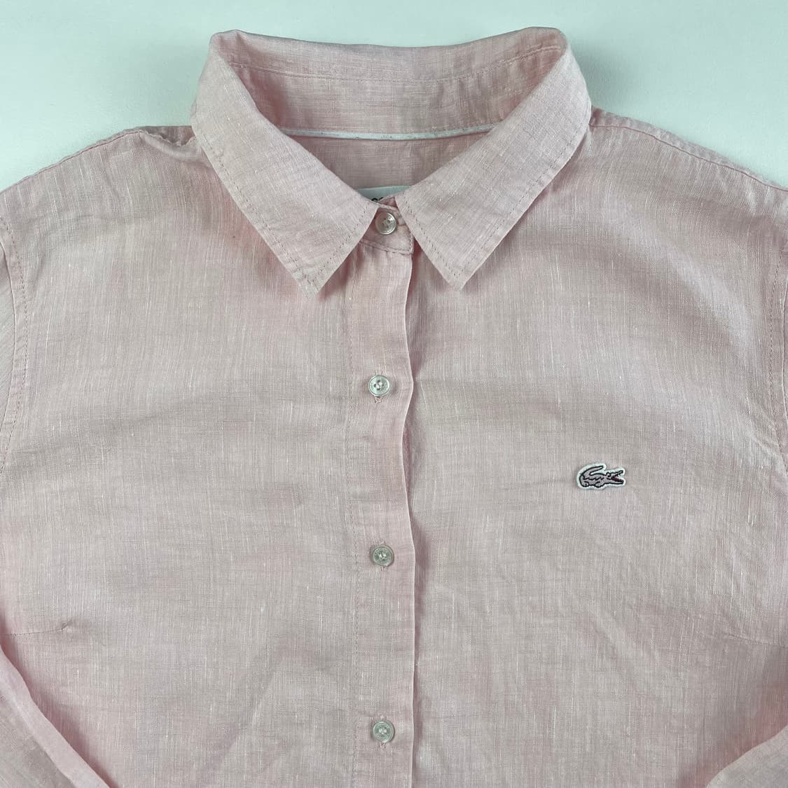 라코스테 린넨 셔츠 M 상품이미지3