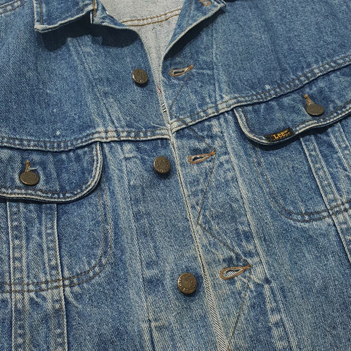 lee 80~90s 하드락카페 데님 트러커 (110) 46R 상품이미지5