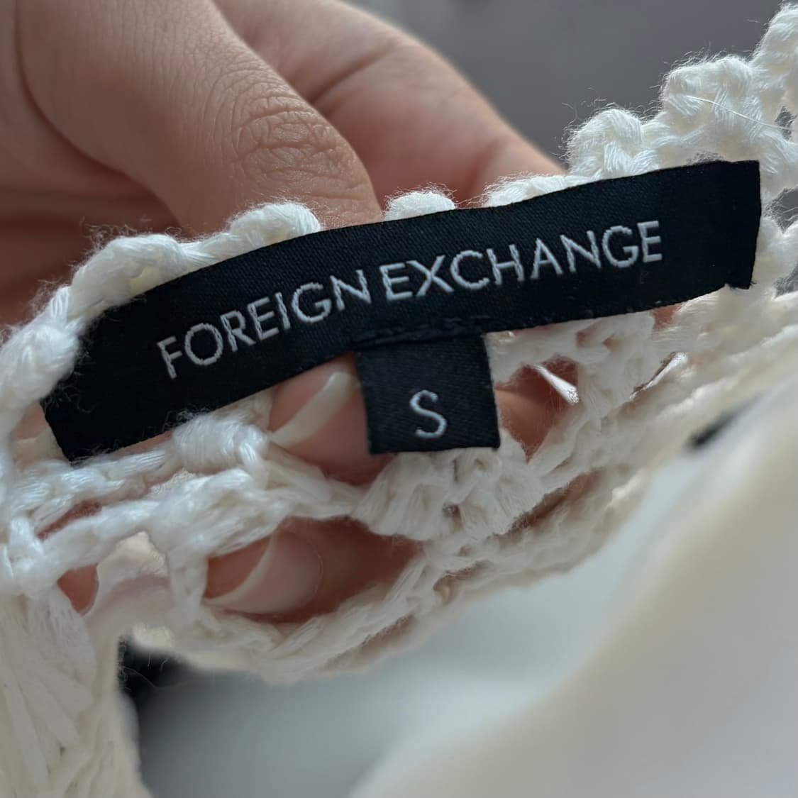 vintage Fringe Macramé Cape Top 상품이미지5