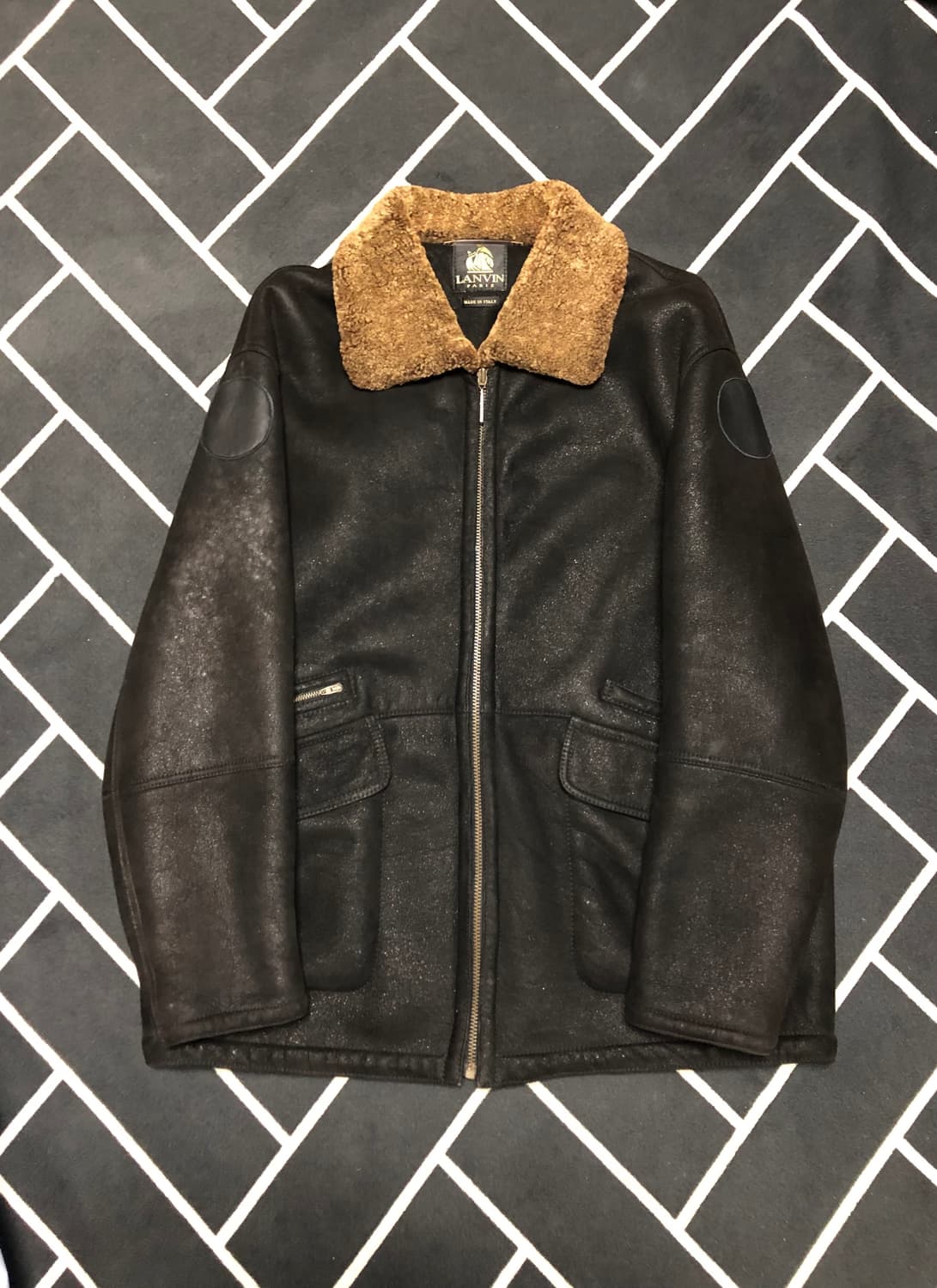 (명품횡제가)랑방 리얼양가죽 시어링무스탕/몽클레어 옴므 톰포드스톤 프라다 상품이미지9