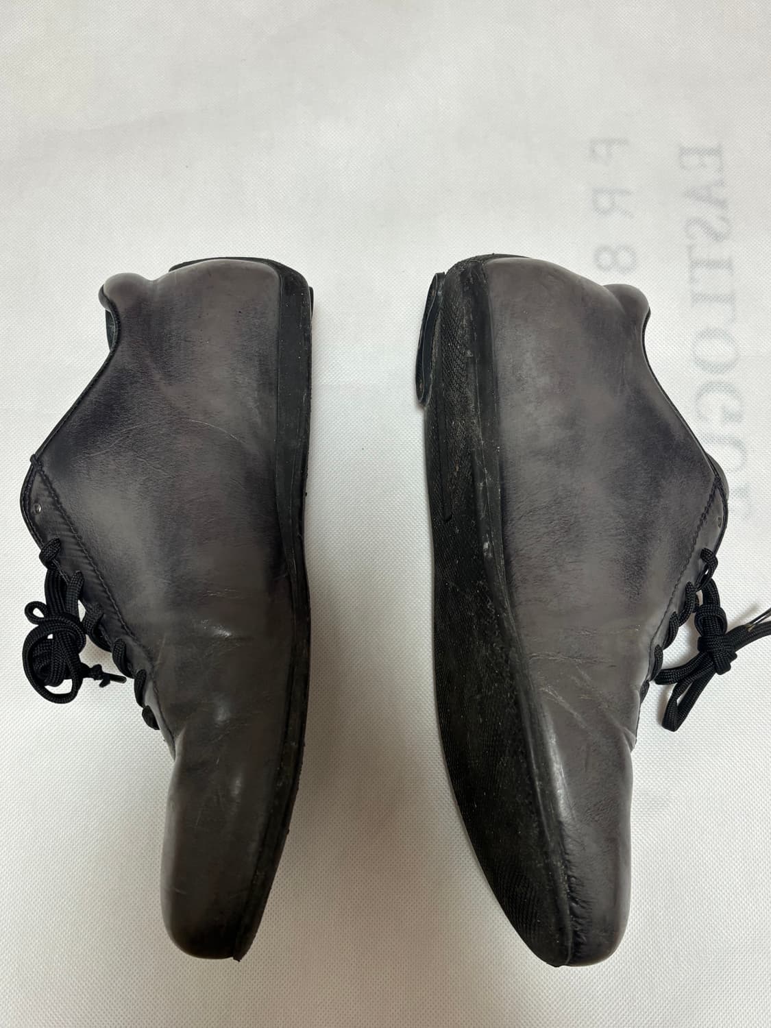 (255) 프라다 가죽 스니커즈 신발 상품이미지3