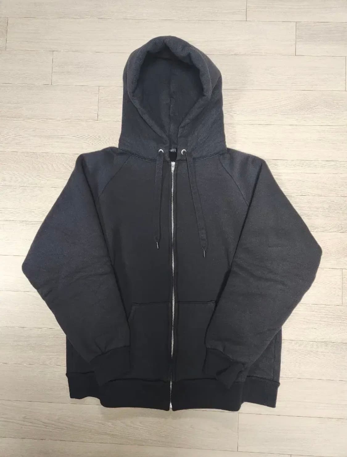 코모리 울 면 후드집업 상품이미지1