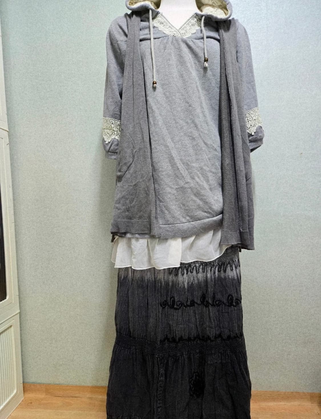 무채색 모리걸 페어리룩 세트 상품이미지1