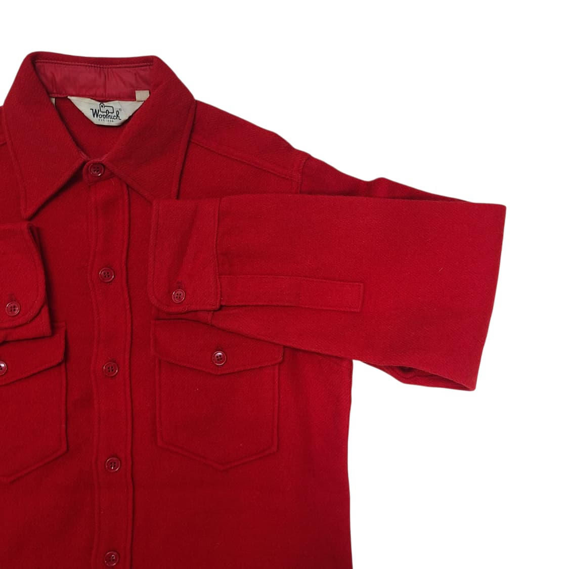 '90s Woolrich 멜톤 셔켓 상품이미지3