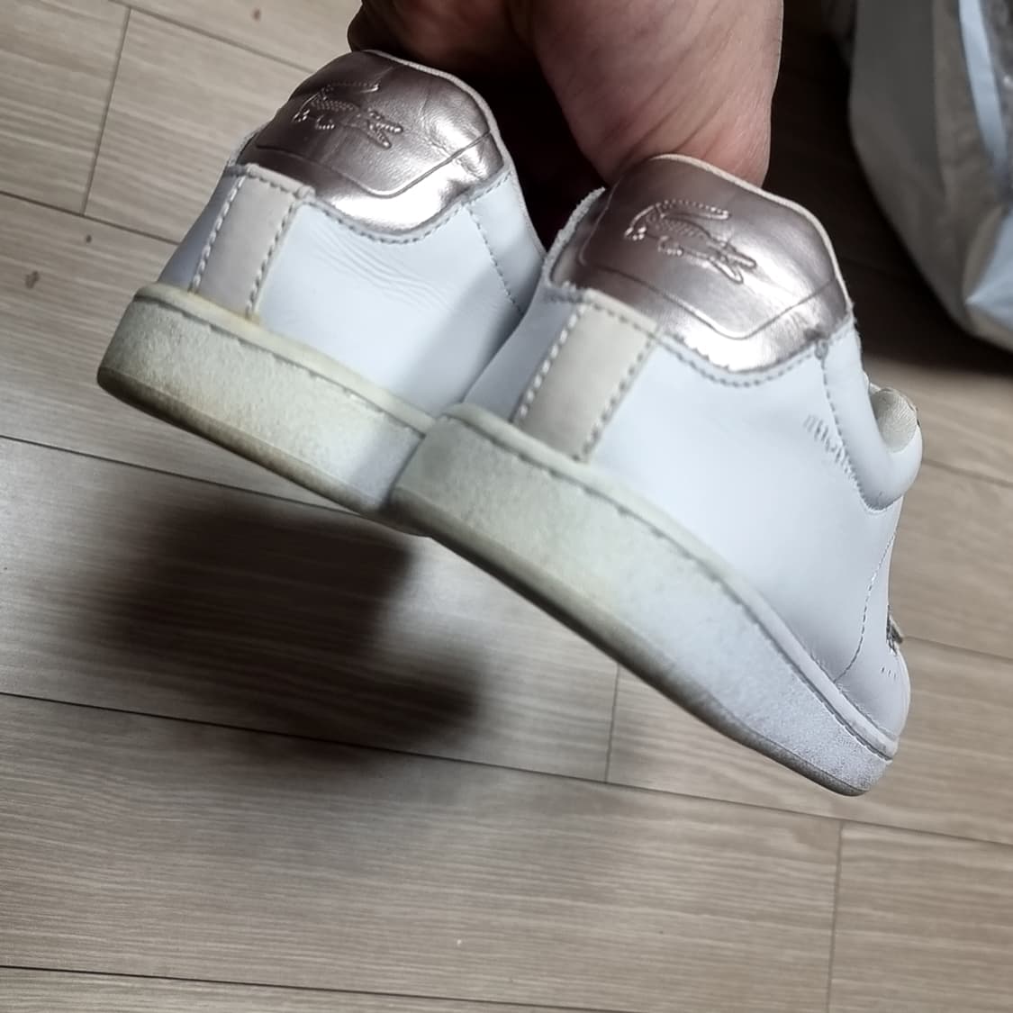 라코스테 흰색 스니커즈(240) 상품이미지3