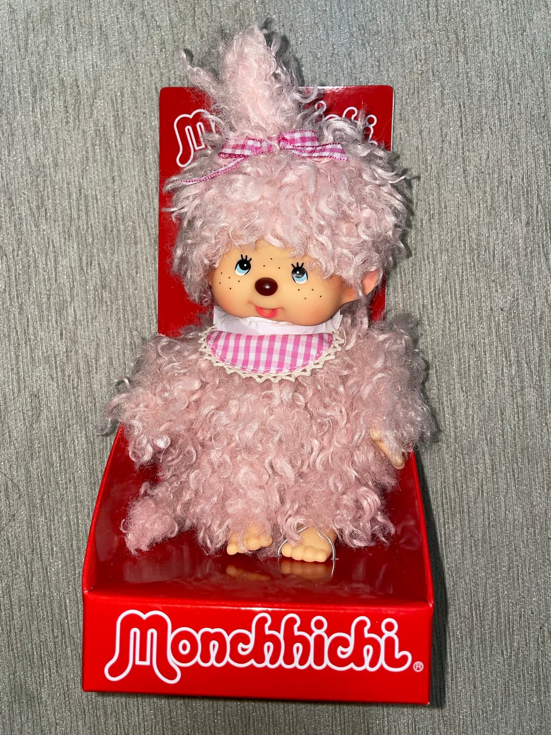 [새상품]신상 모코모코 몬치치 핑크 곱슬 몬치치인형 상품이미지1
