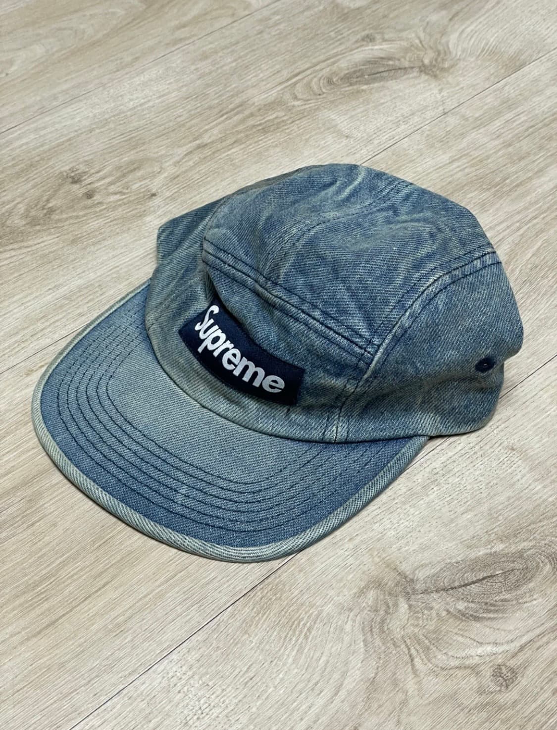 슈프림 25fw 워시드 데님 캠프캡 모자 새제품 상품이미지1