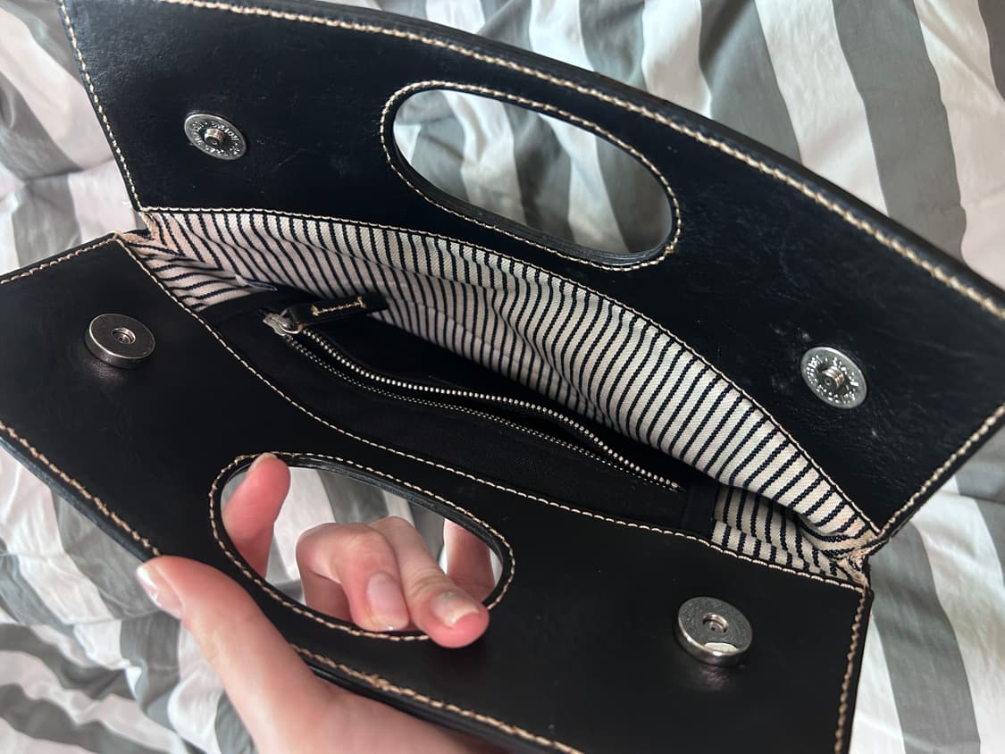 갭 캔버스&가죽 토트백 상품이미지3