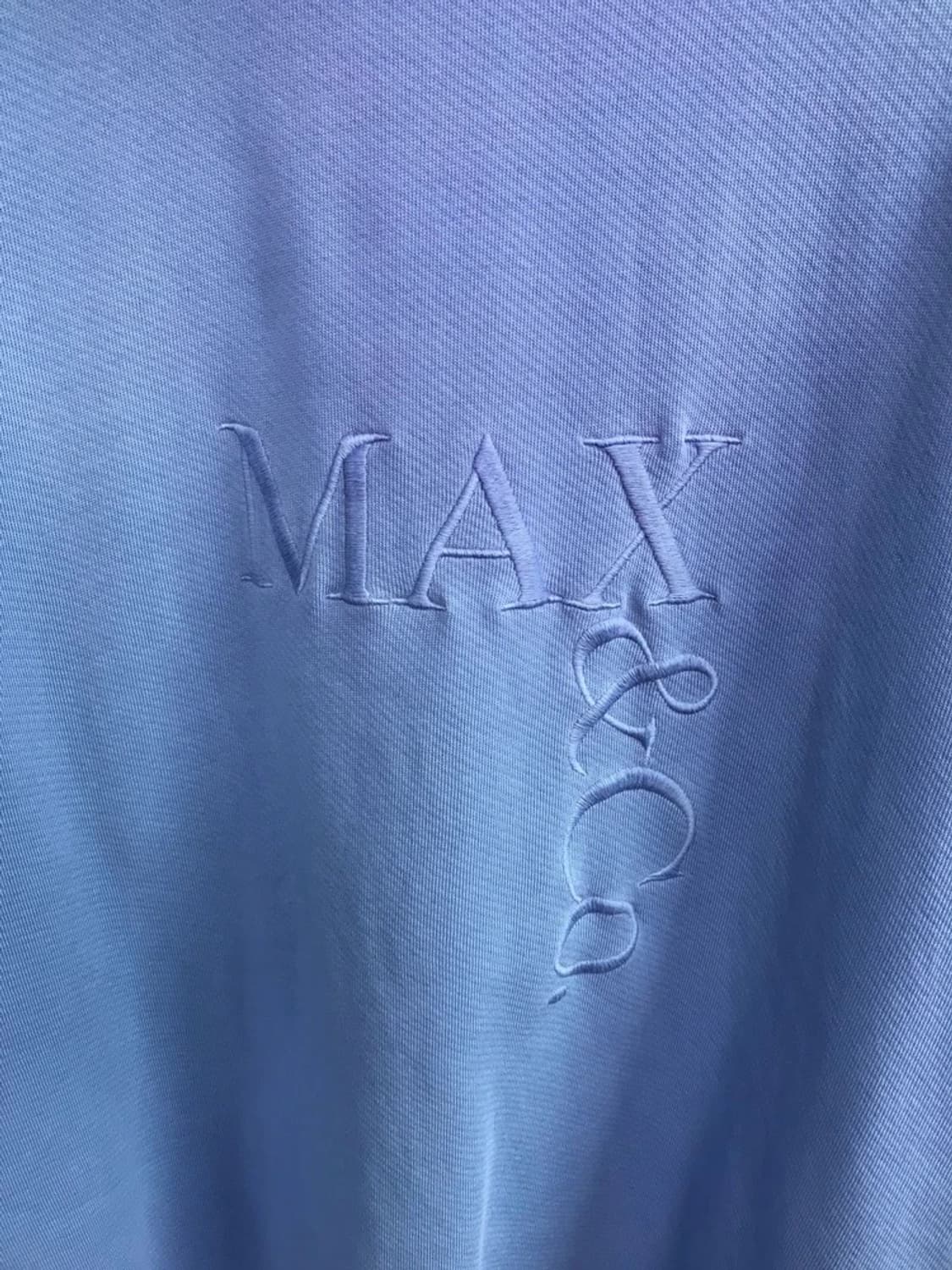 MAX&Co Back Logo Oversized Blue Hoodie 상품이미지8
