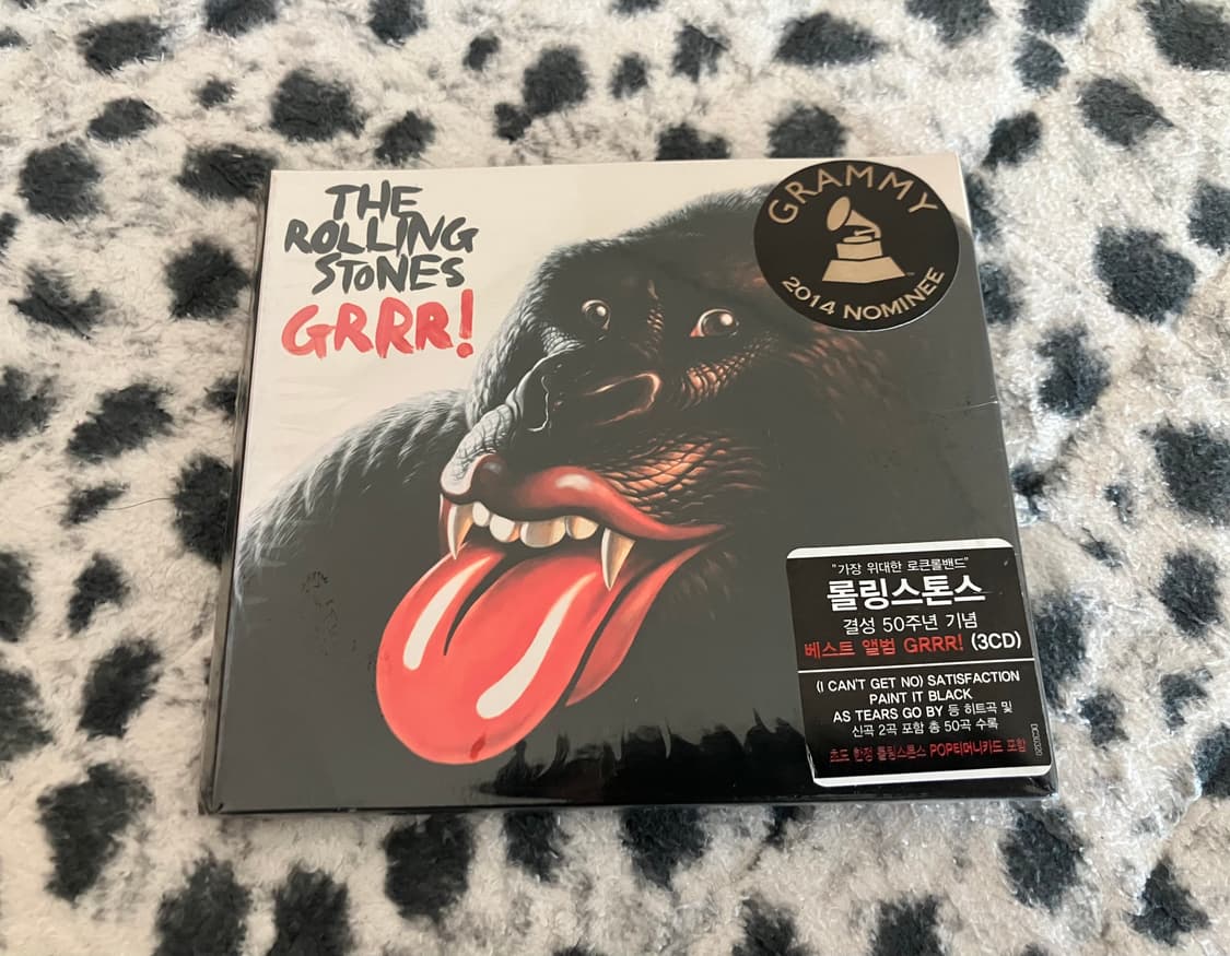 롤링스톤즈 GRRR! 국내 라이센스 초판 미개봉 3CD 롤링스톤스 시디 상품이미지1