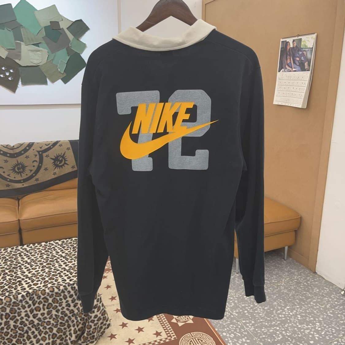 나이키 올드스쿨 레트로 빈티지 럭비 카라 롱슬리브 L C09537 상품이미지4