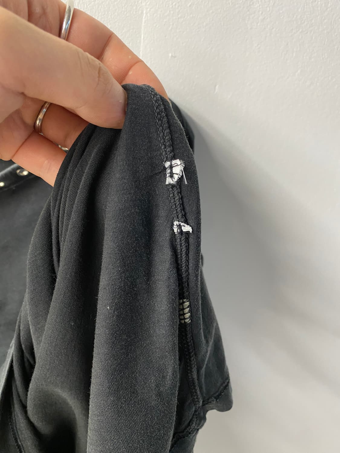 [F] Diesel 디젤 아일렛 레이스 업 티셔츠 상품이미지8