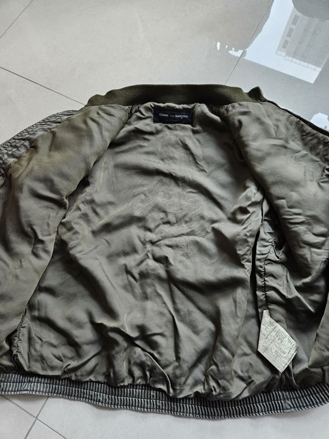 꼼데가르송 옴므 나일론 봄버 L 상품이미지6