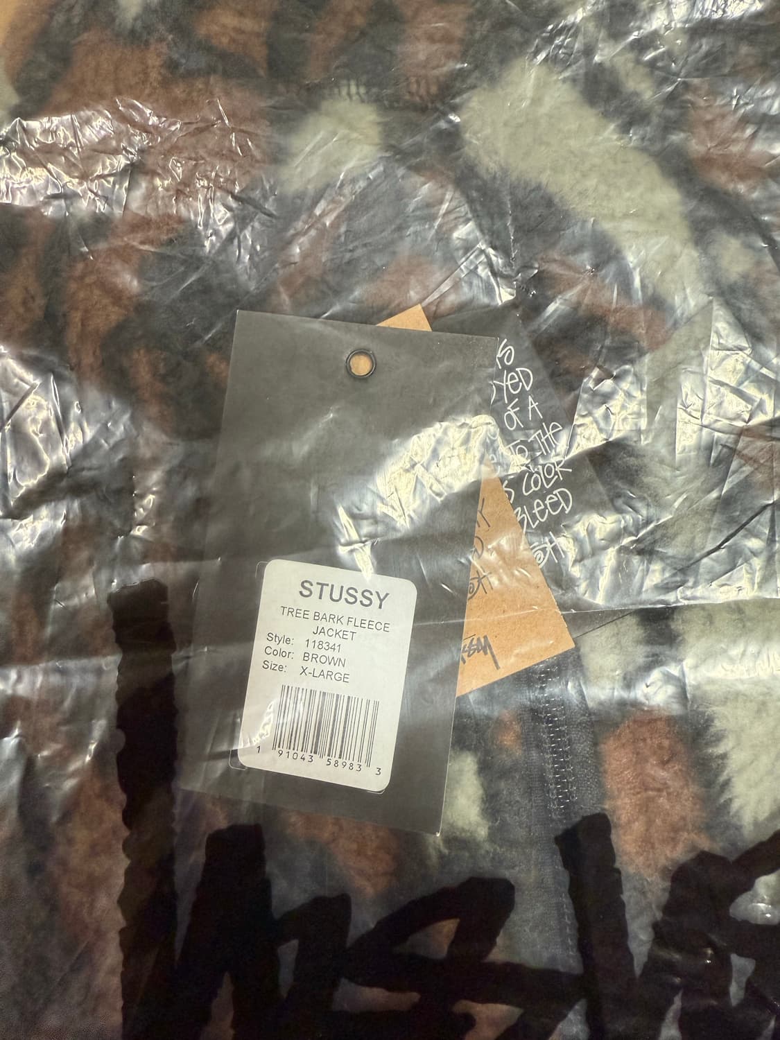 스투시 트리바크 플리스 자켓 XL size 상품이미지6
