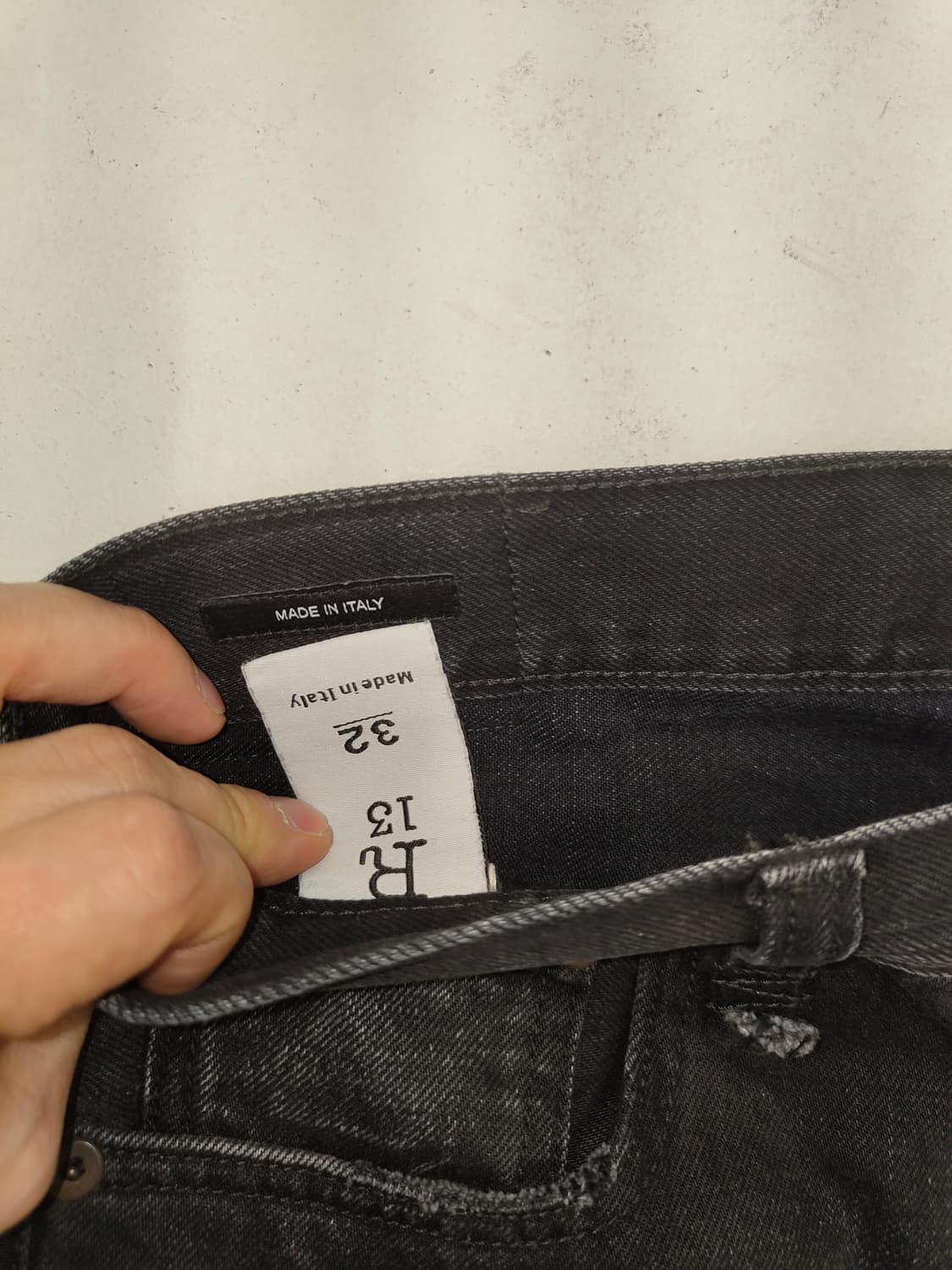 r13 블랙데님 32 상품이미지3