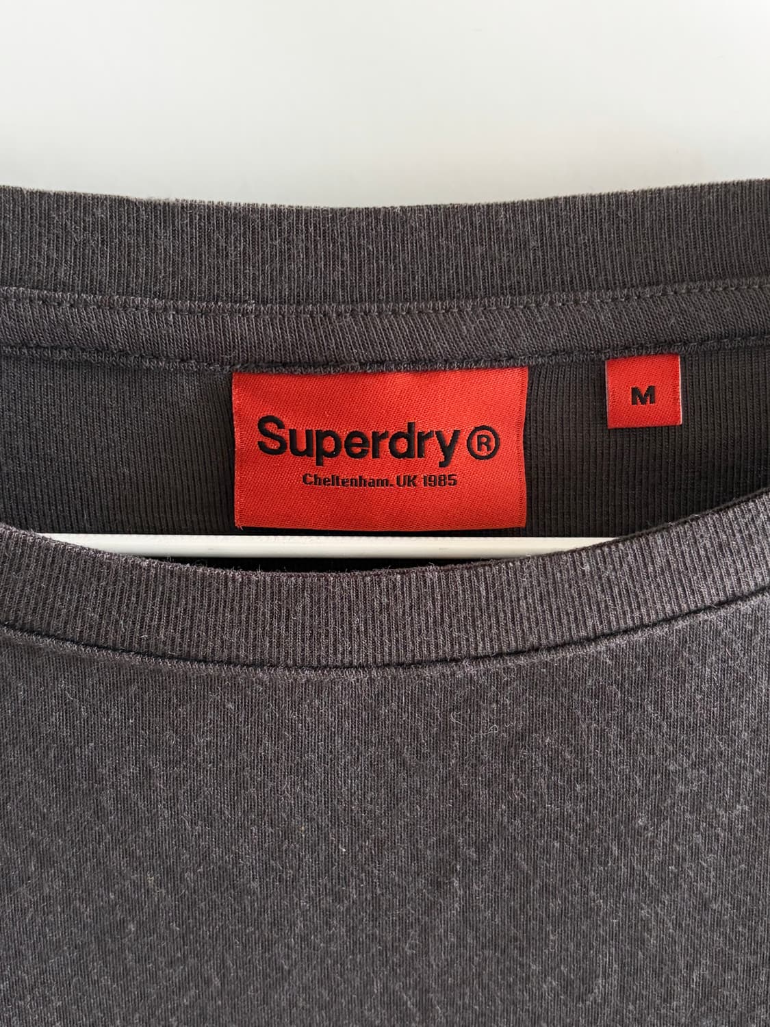 superdry 슈퍼드라이 w cutting 롱슬리브 차콜 상품이미지3