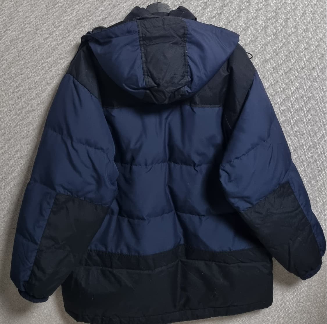 L (100) 아디다스 빈티지 네이비 덕다운 오리털 패딩 상품이미지2